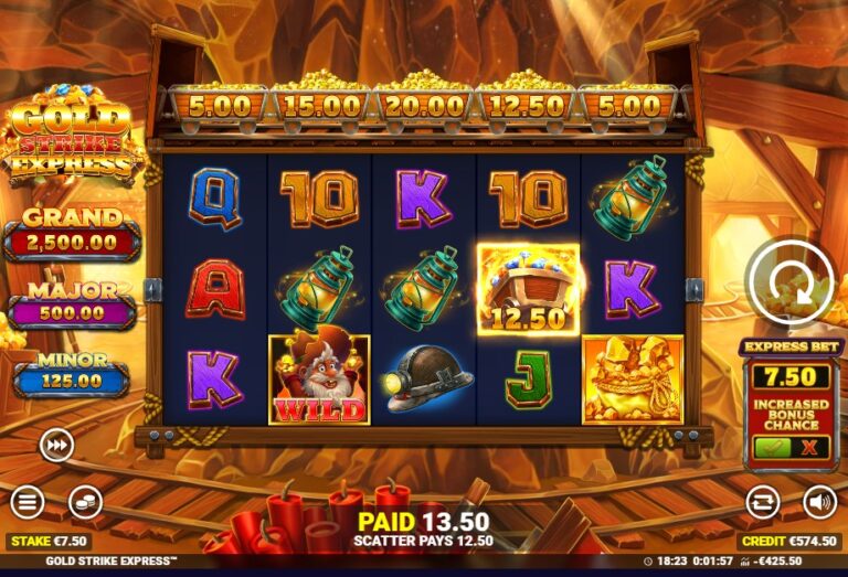 Screenshot 2 van Gold Strike Express